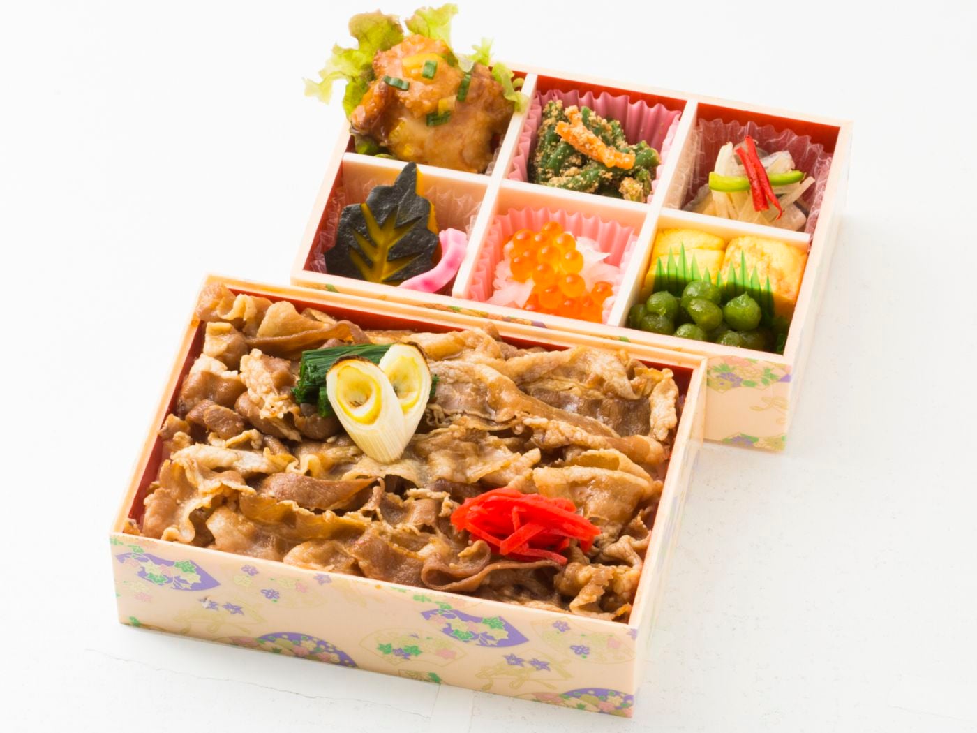 糸島豚すき焼き2段膳