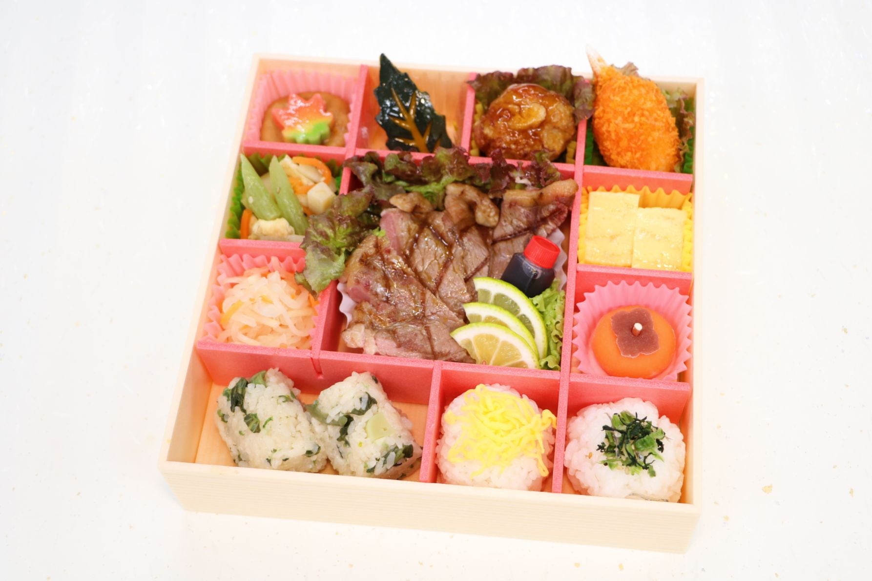 【ふるまい限定商品！】彩り牛ステーキ御膳