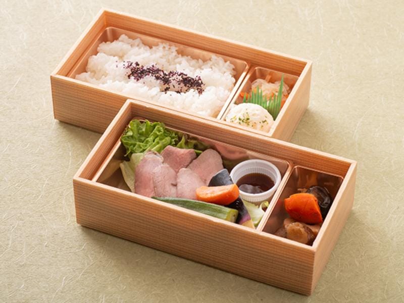 ゆかりご飯＆ローストビーフの豪華二段御膳