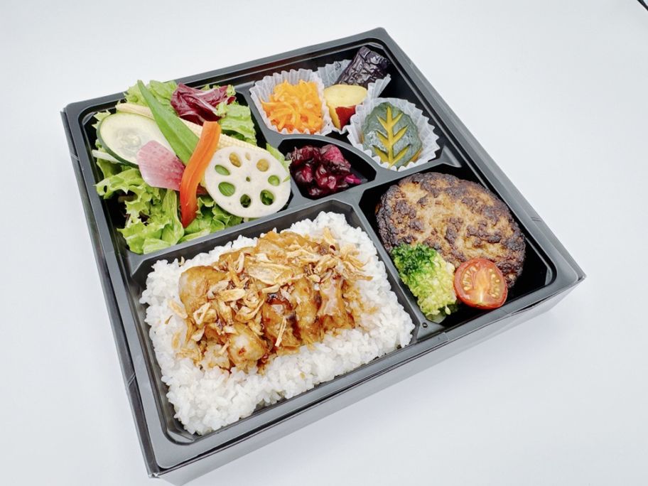 べジラブハンバーグ御膳（グリルチキン）