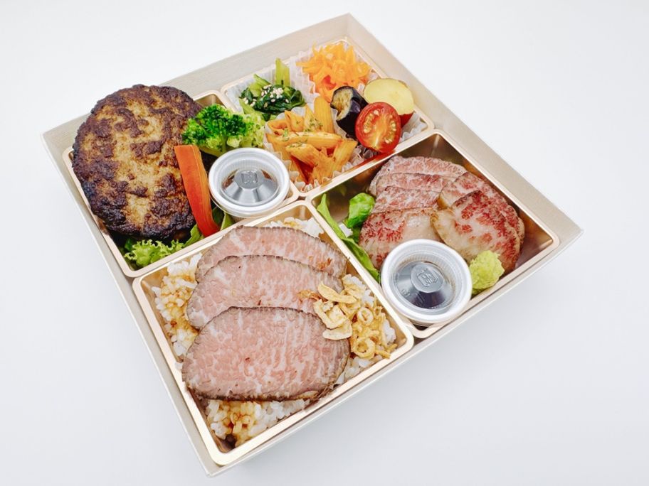 べジラブBOX（黒毛和牛A5カルビステーキ＆黒毛和牛ローストビーフ）