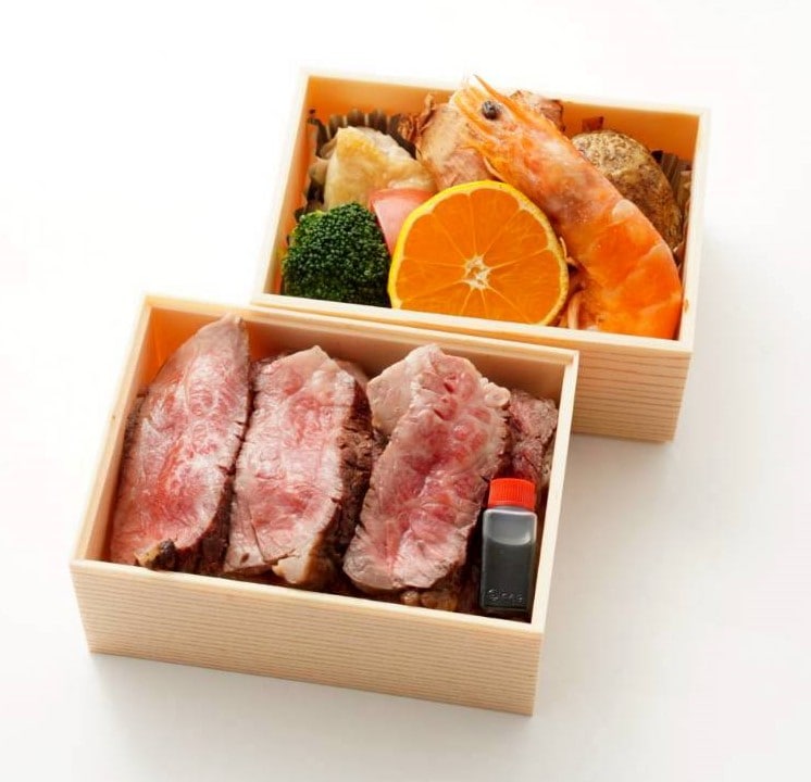 和牛ステーキ2段弁当