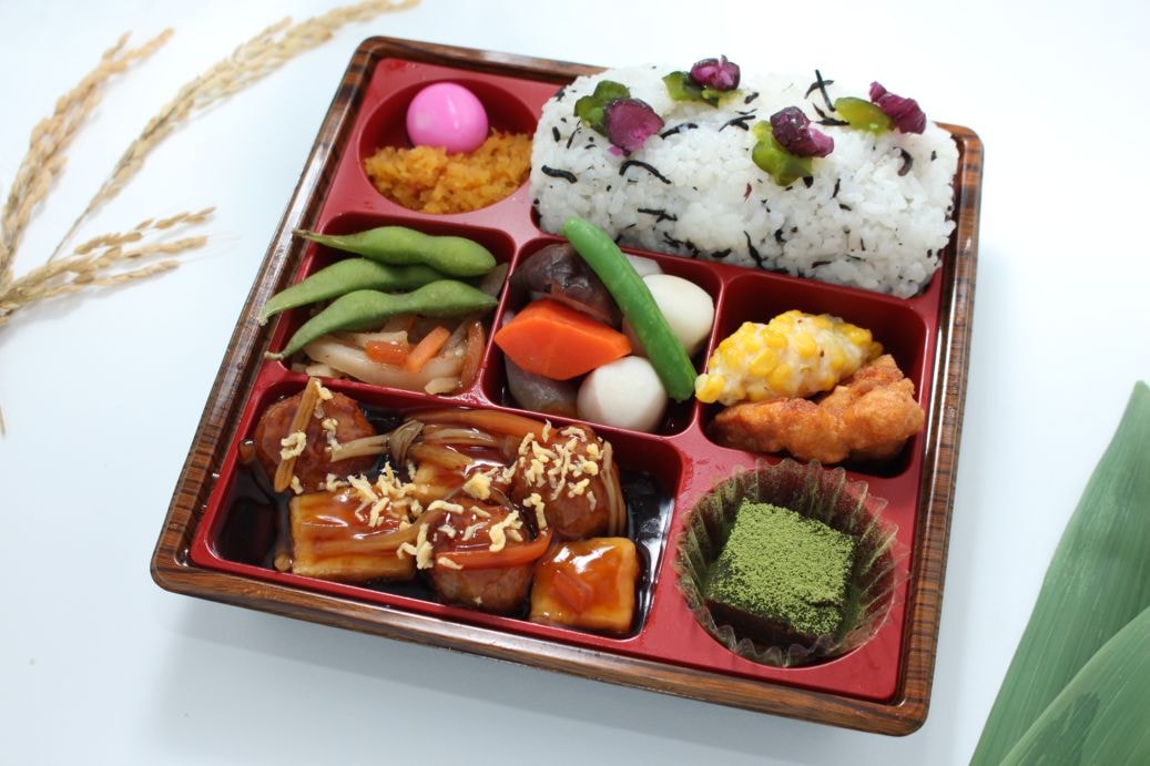 【特製】すき焼き肉団子 [ひじきごはん]