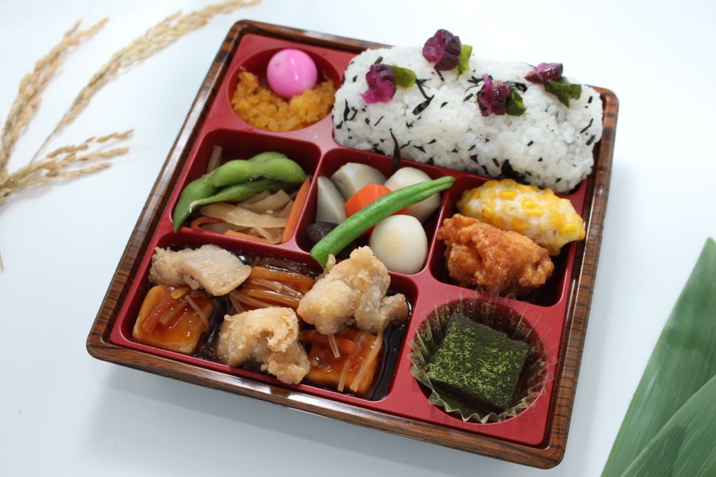 【特製】鶏のから揚げ甘酢餡 [ひじきごはん]