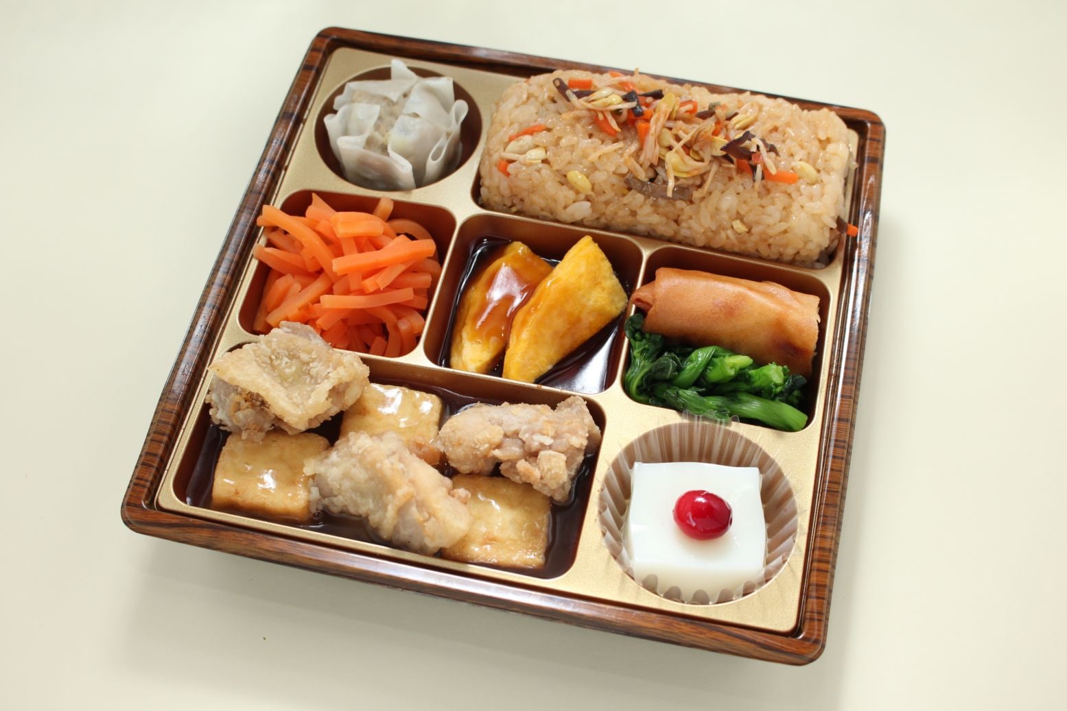 【寿】鶏の唐揚げ～特製中華あんかけ～ [中華風まぜご飯]