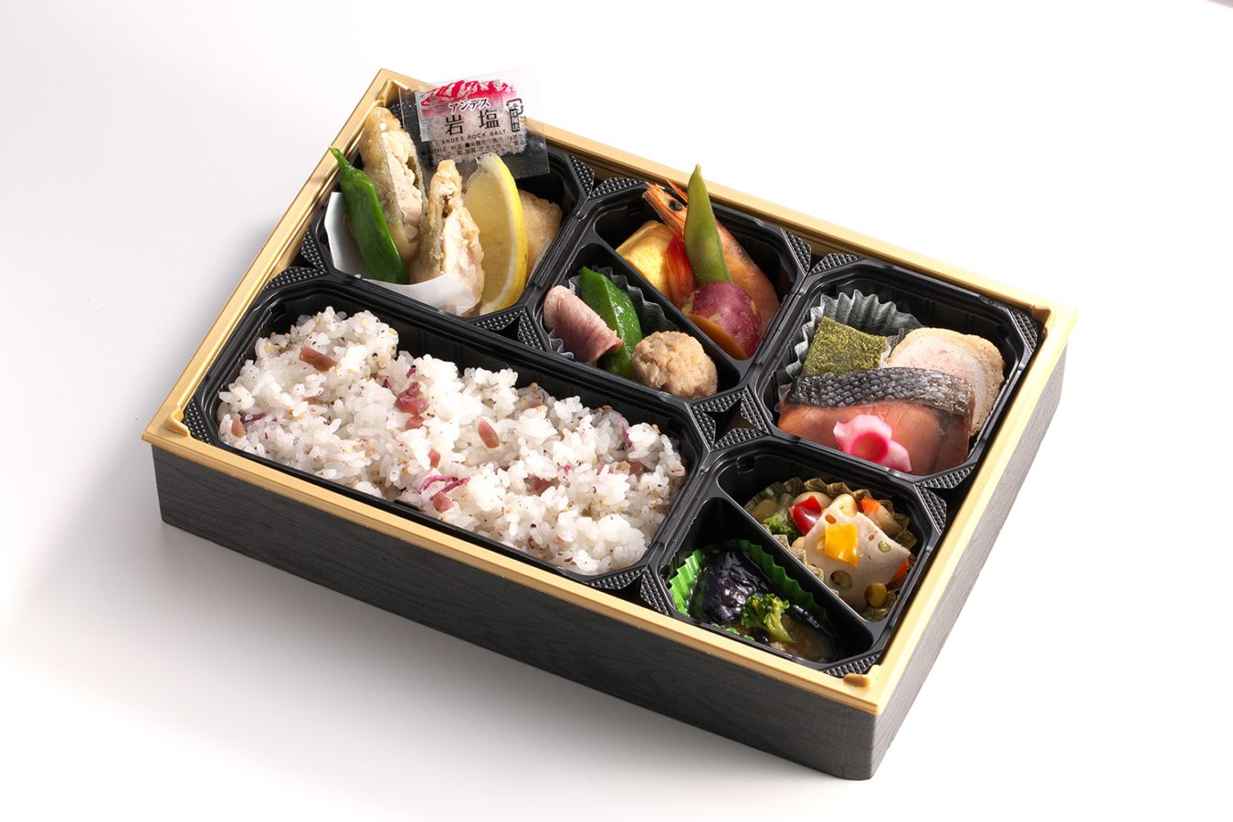 【L-1】鶏ささみ梅しそ揚げと焼き鮭の彩り膳（選べるご飯）