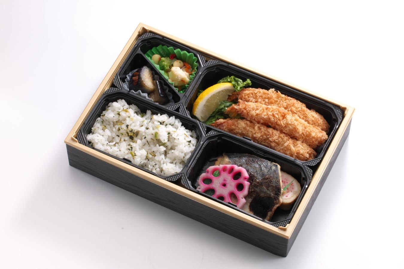 【L-23】海老フライとサワラ西京焼きの彩り膳（選べるご飯）