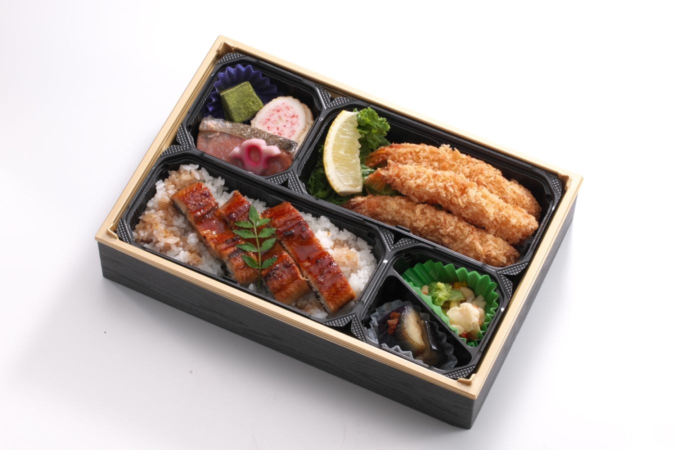 【L-24】海老フライとサワラ西京焼きの彩り鰻膳