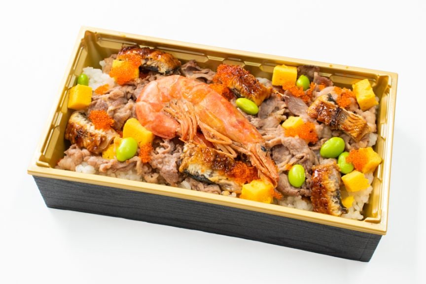 鰻と牛肉のプレミアム重