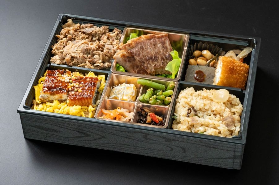 黒毛和牛と鰻の豪華御膳
