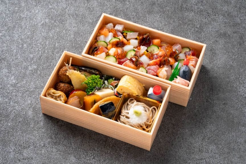 匠の華ちらしと和食の二段重御膳