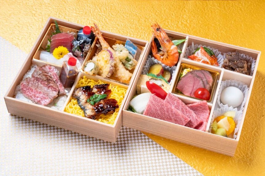 黒毛和牛極上きねん二段重御膳（金）