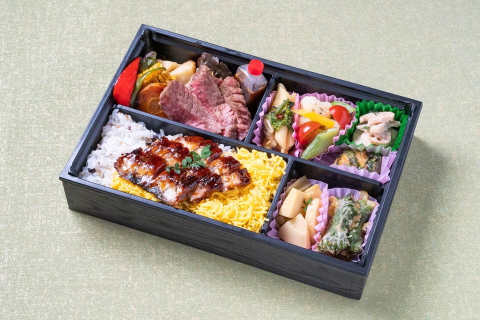 うなぎと特選ステーキの和洋薬膳弁当