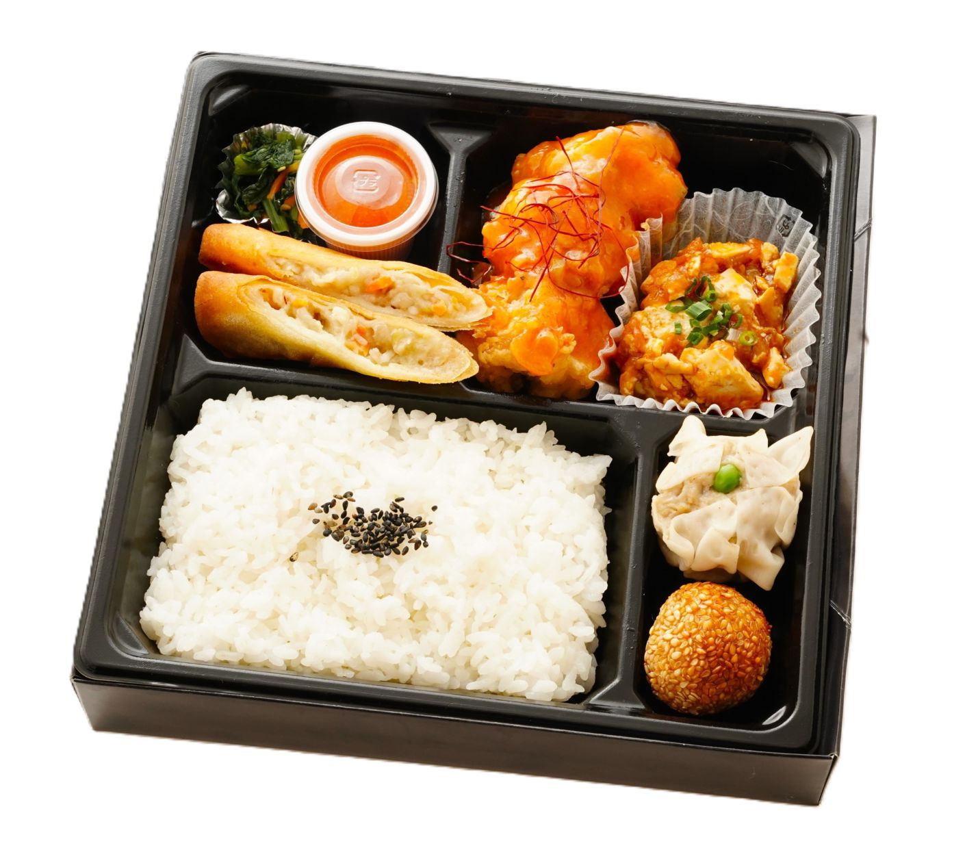 揚げ鶏チリソース中華弁当