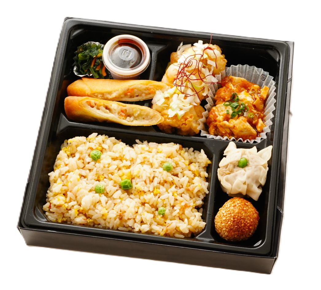 油淋鶏チャーハン中華弁当