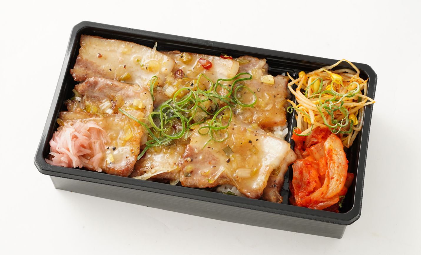 ネギ塩だれ豚重弁当