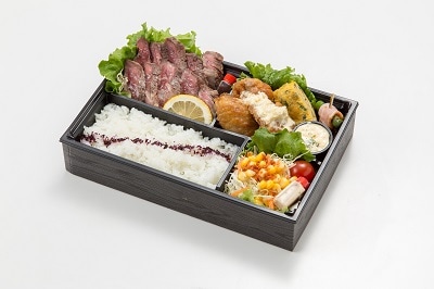 炭火焼ステーキ＆自家製チキン南蛮弁当