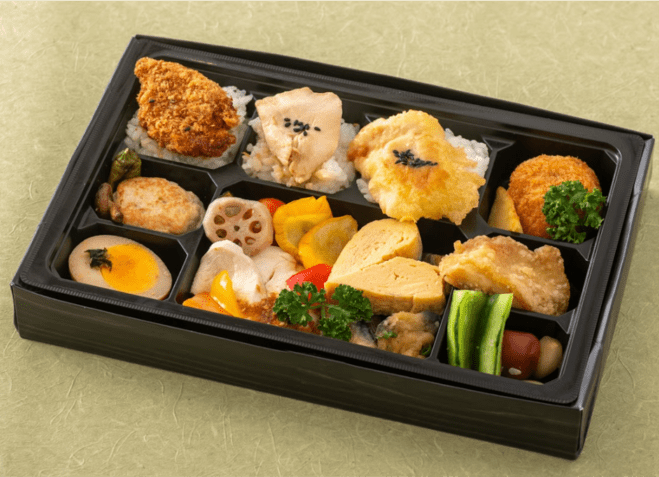 阿波尾鶏彩り松花堂御膳