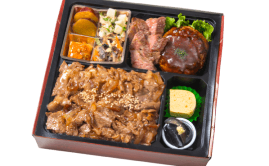 厳選 焼肉重＆ステーキ＆ハンバーグ御膳