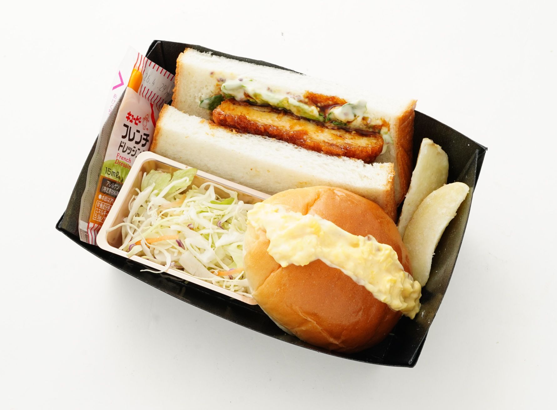 チキンカツサンド＆卵ロール