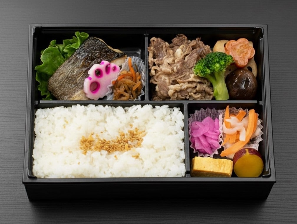 銀だら西京焼きと松阪牛すき焼き弁当