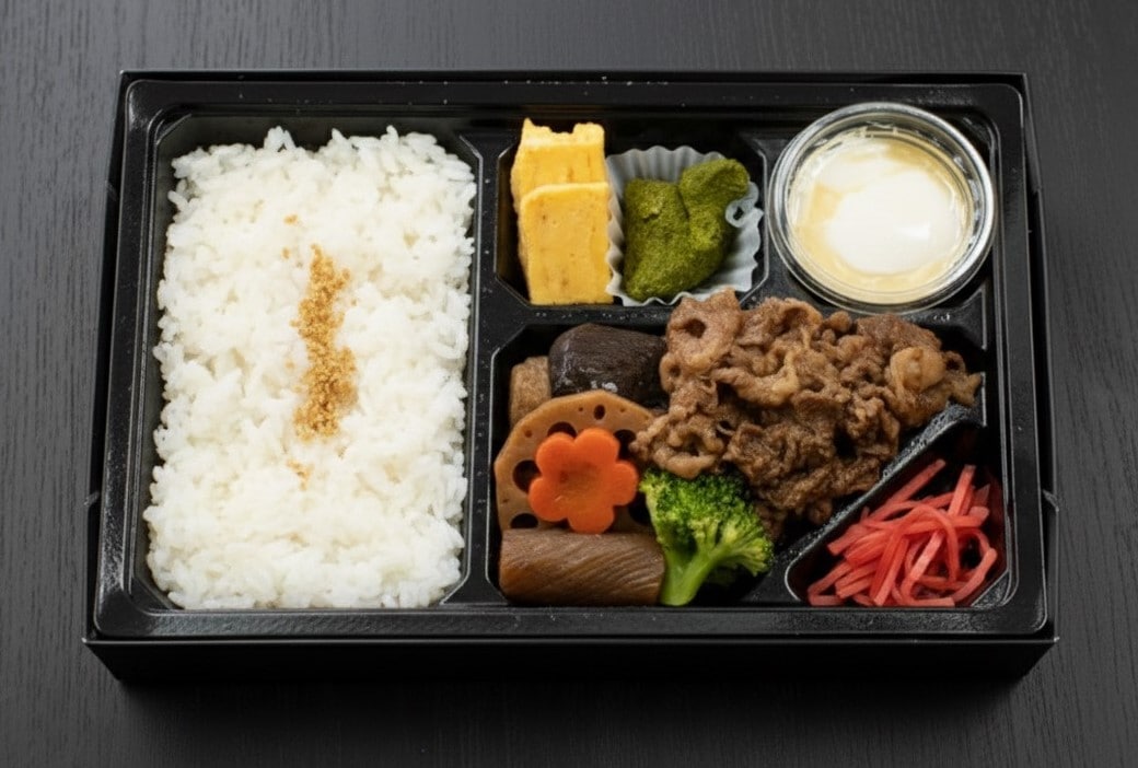黒毛和牛すき焼き弁当100グラム