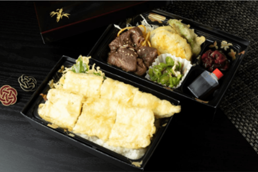 穴子一本天丼・二段重