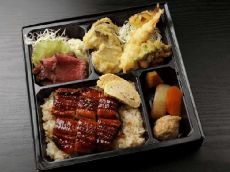 うな丼の幕の内弁当