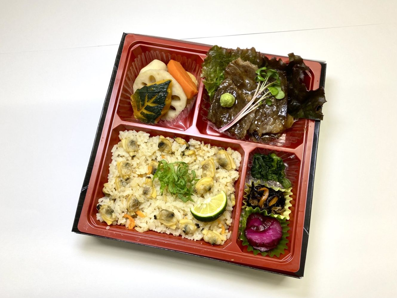 【春季限定】『5/31受注分迄』深川(あさり)炊込み飯と黒毛和牛白焼き御膳