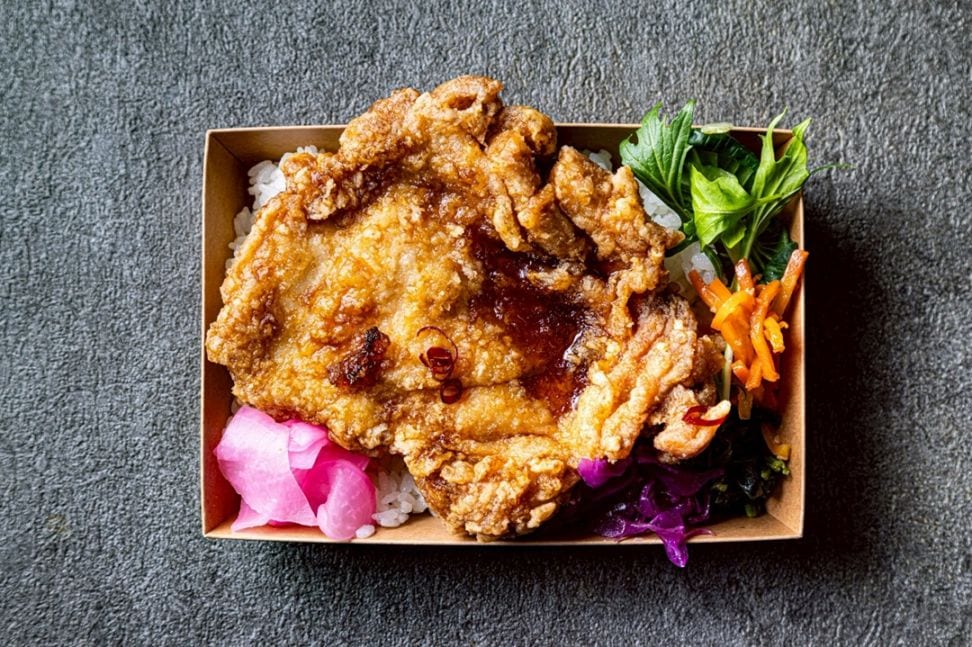 鶏一枚揚げ弁当