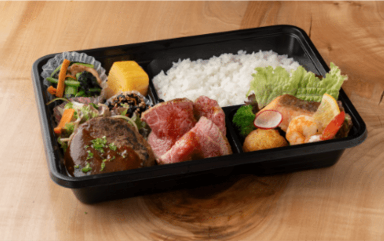 Cコンビ弁当(ハンバーグ×ローストビーフ)