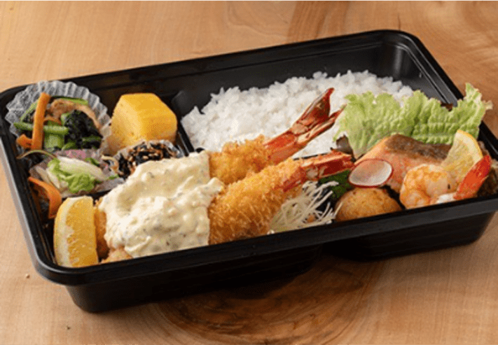 極.エビフライ弁当