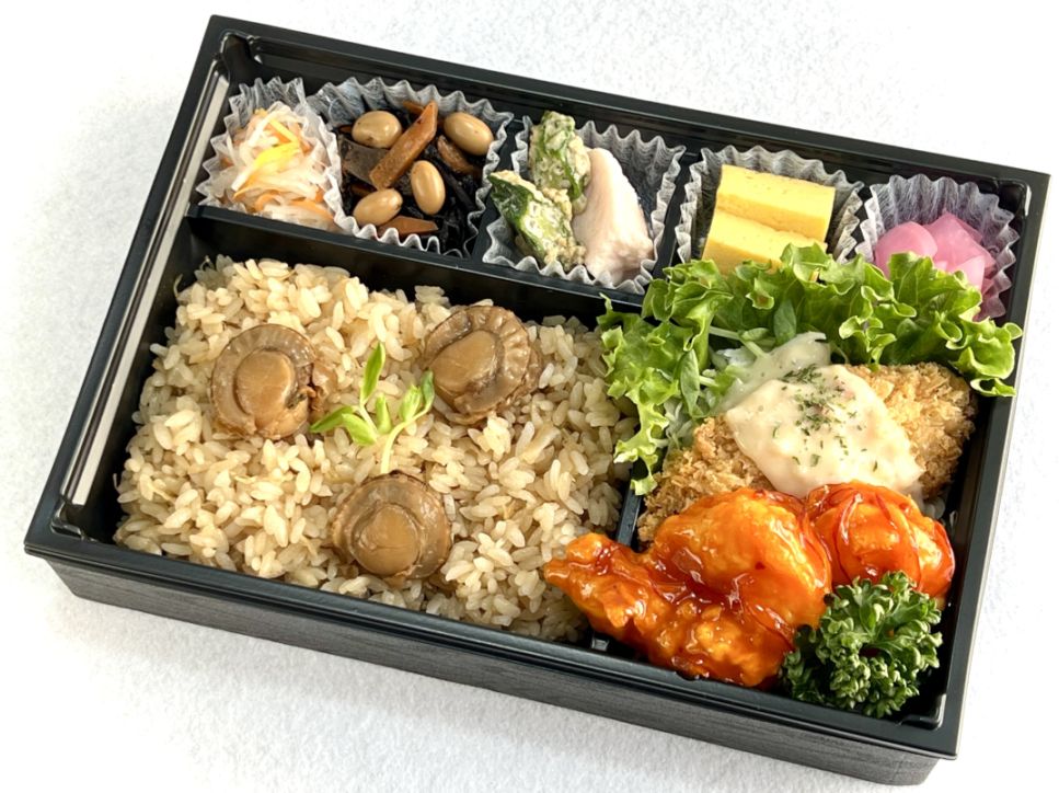 【エビチリ御膳】ホタテご飯