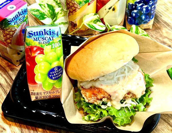 【チキンタツタバーガー】若鶏の醤油仕込み