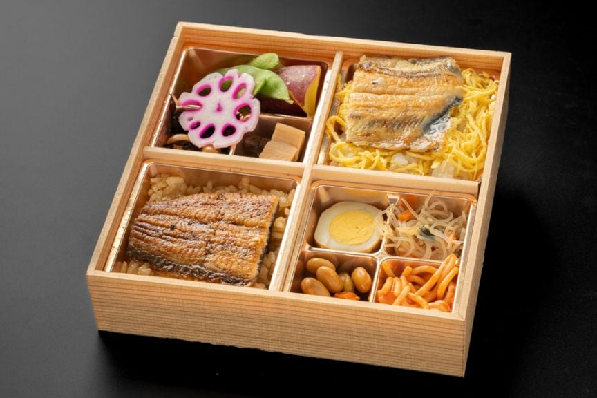 大阪産美陵鰻(蒲焼)と(白焼)の食べ比べ(一段)