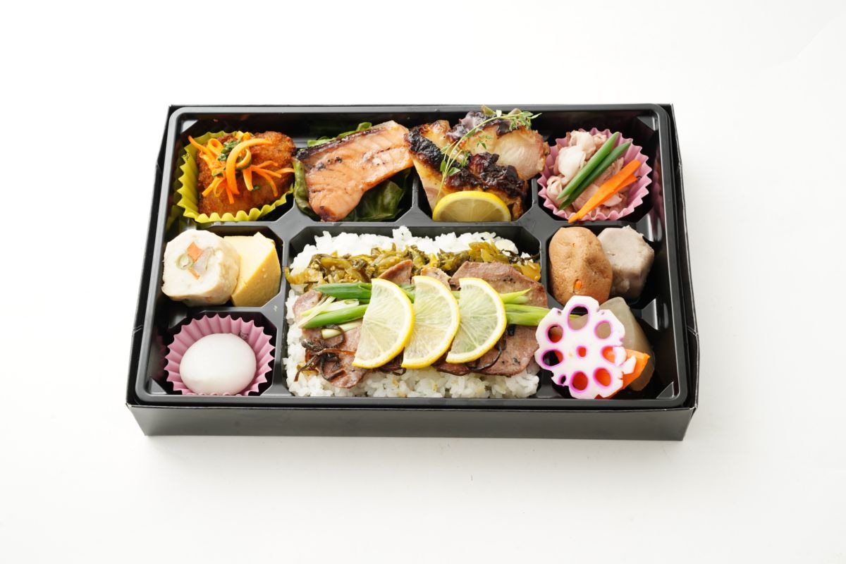 【ふるまい限定！】牛タン昆布締めと高菜御膳