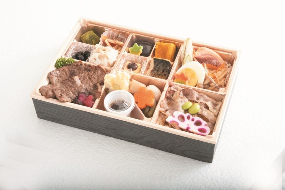 牛ロースステーキと牛焼きしゃぶ弁当