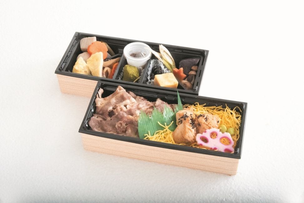 牛焼きしゃぶと鶏の照り焼き弁当