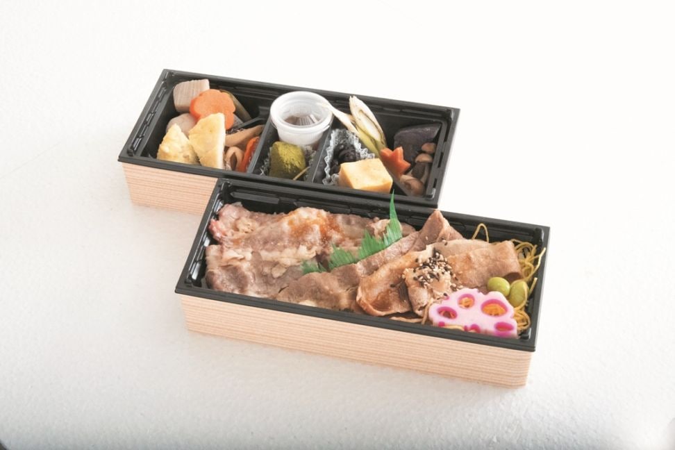 牛焼きしゃぶと豚生姜焼き弁当