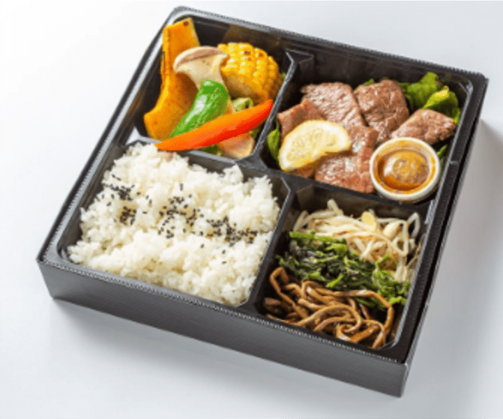 カルビとハラミのお弁当
