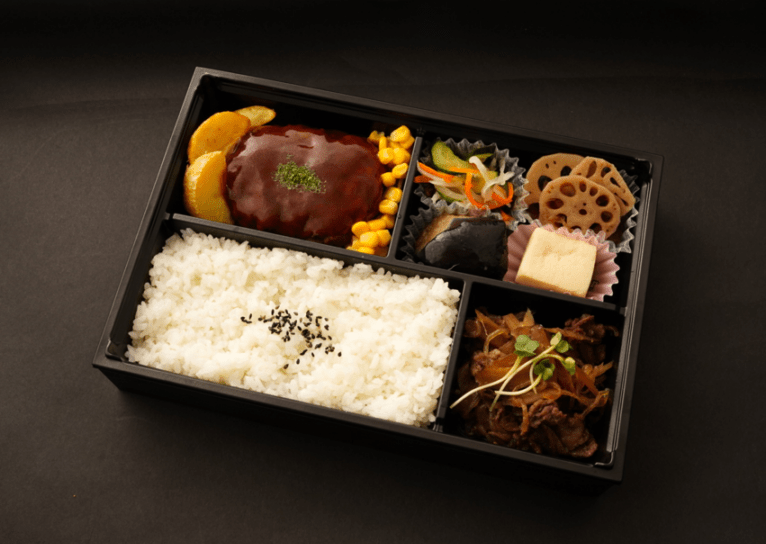 デミグラスハンバーグ＆牛肉しぐれ煮弁当
