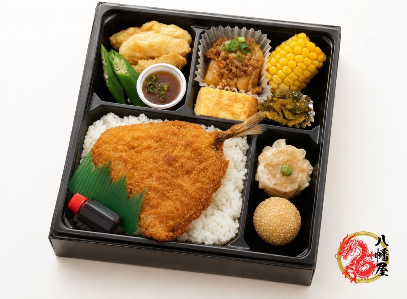 肉厚アジフライと大分とり天御膳
