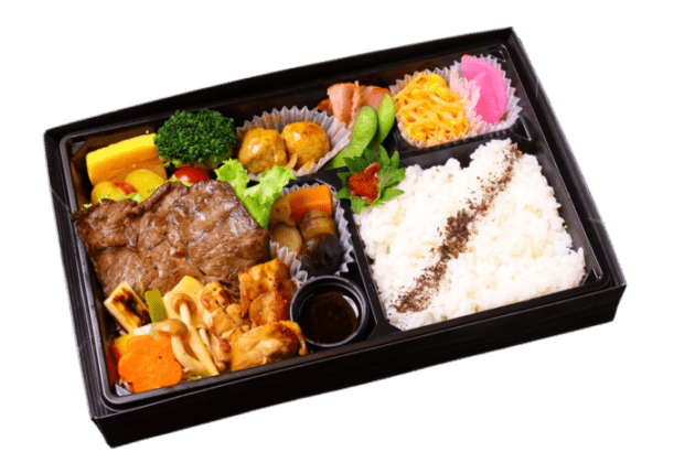 厳選牛と錦爽鶏の極み炭火焼き弁当