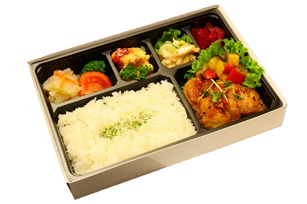 彩り鶏ももステーキ弁当