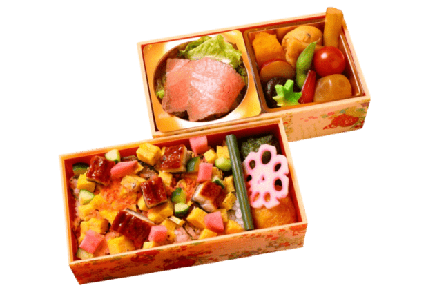 厳選ローストビーフとウナギちらし2段弁当【特】