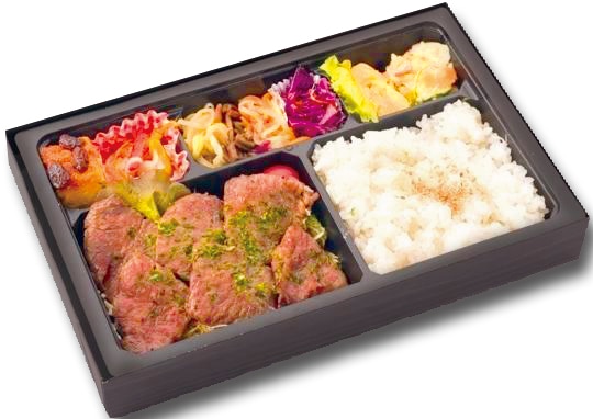 A４黒毛和牛のロース焼肉弁当