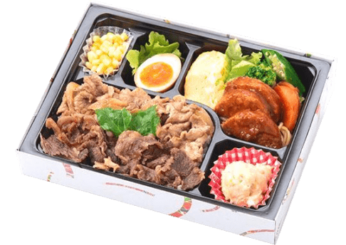 A4ブリスケ・生姜焼き・デミハンバーグ弁当