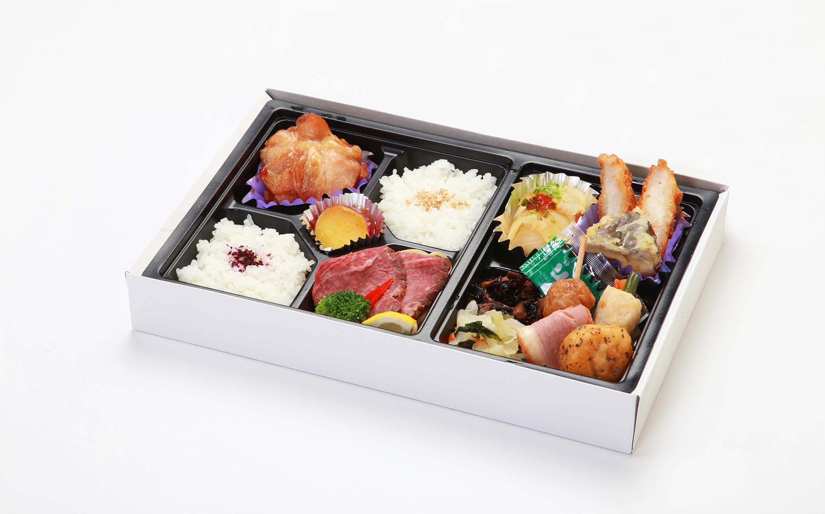 桜島どりのローストとローストビーフの洋風弁当