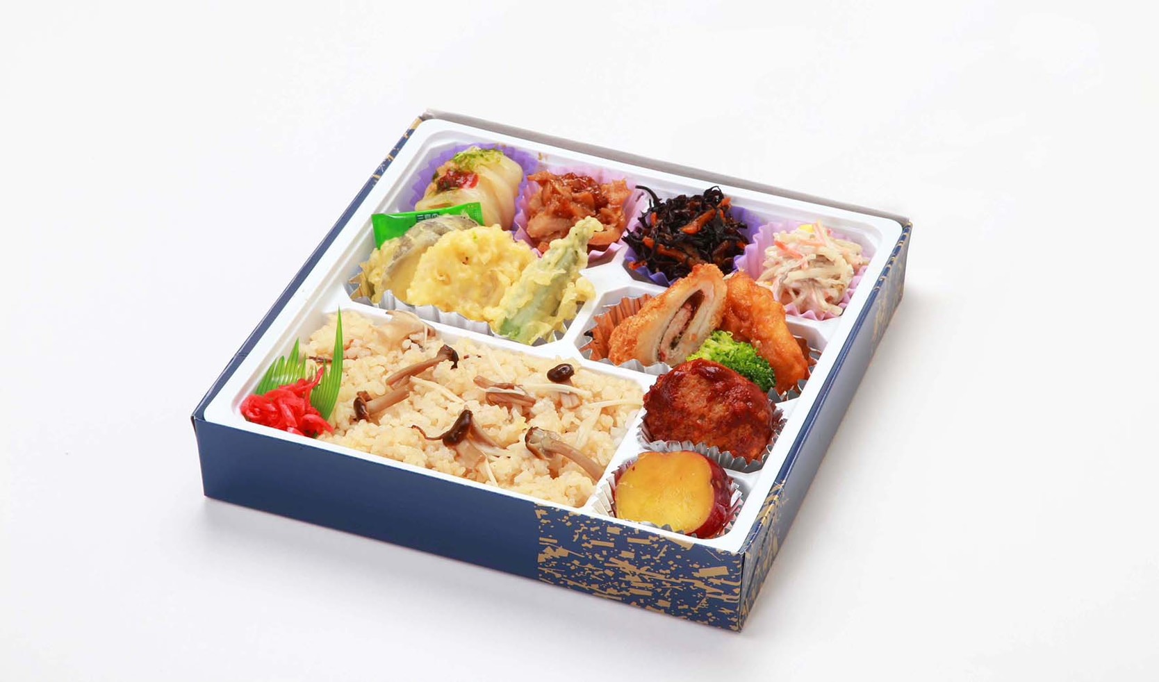 【秋冬限定！】天麩羅と木の子の炊き込みご飯幕の内弁当