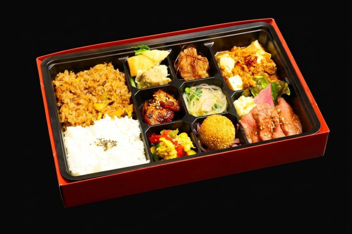 黒毛和牛A5ランクステーキの創作中華弁当